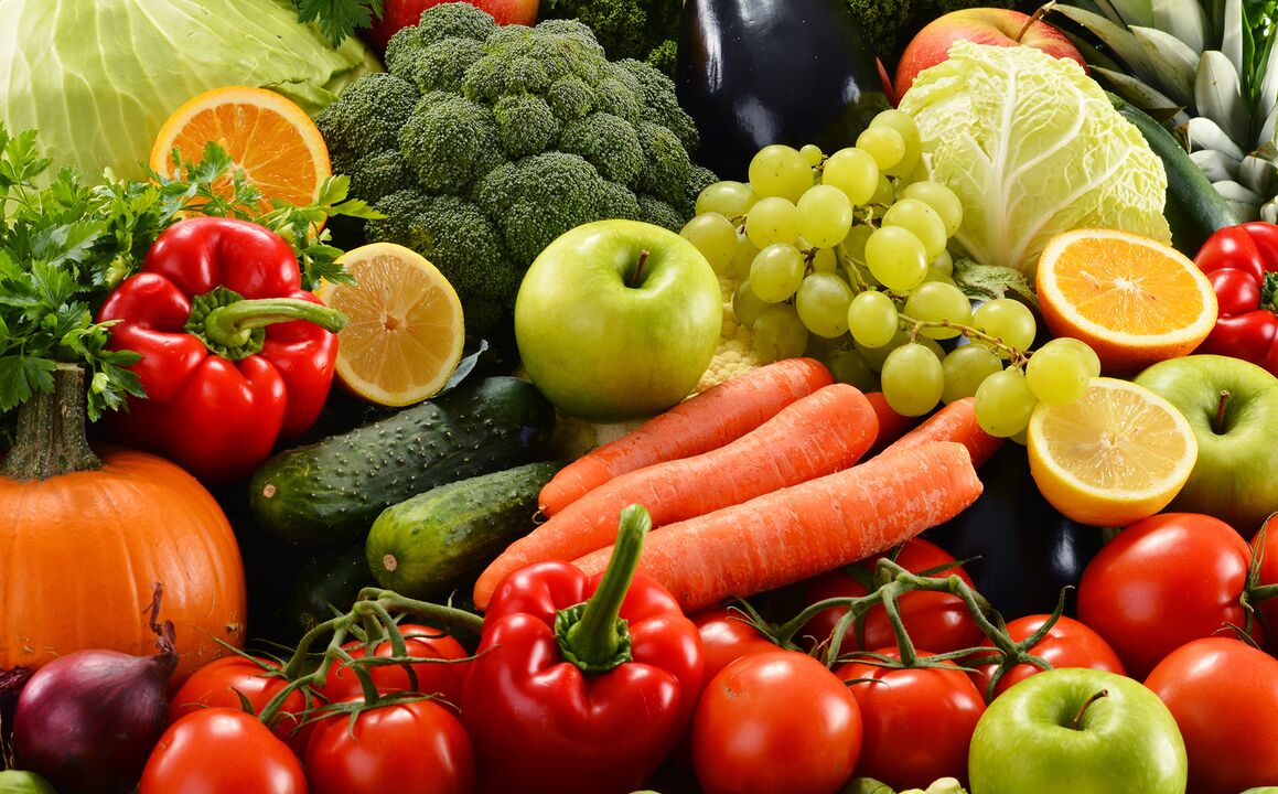 Zistitisa areagotzen bada, menuak fruta eta barazki freskoak izan behar ditu